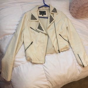 Forever 21 Studded Faux Leather Jacket